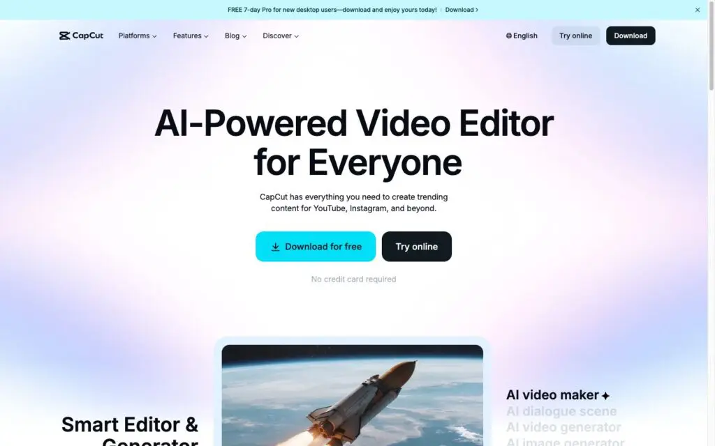 CapCut — Best for Short-Form Video Editing