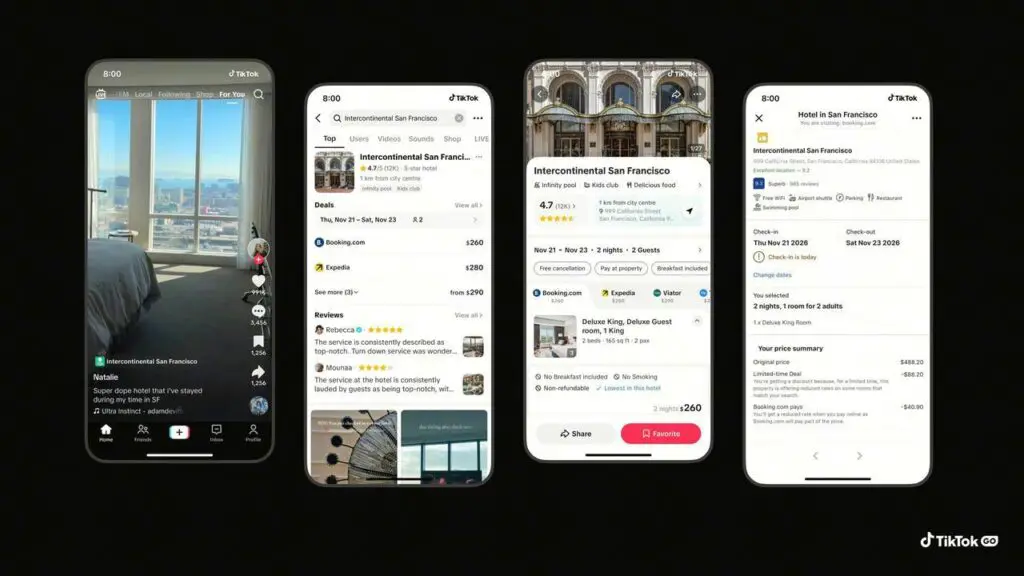 TikTok Go Screens