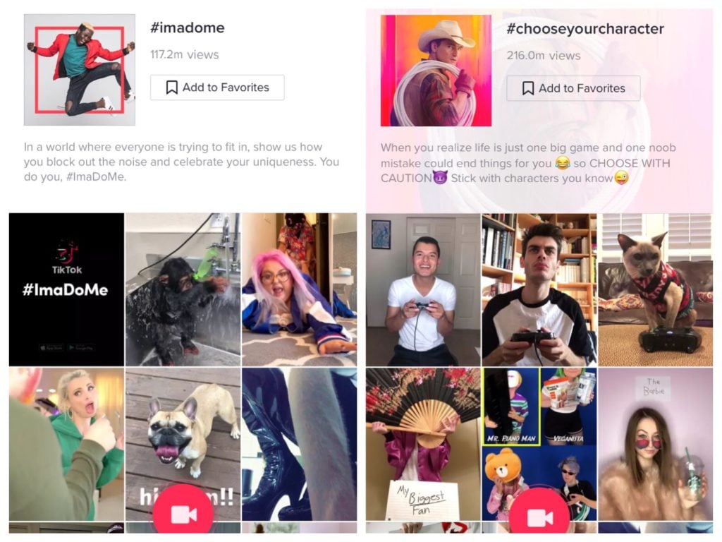 tiktok hashtags challenge