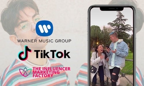 warner music tiktok influencer marketing campaign