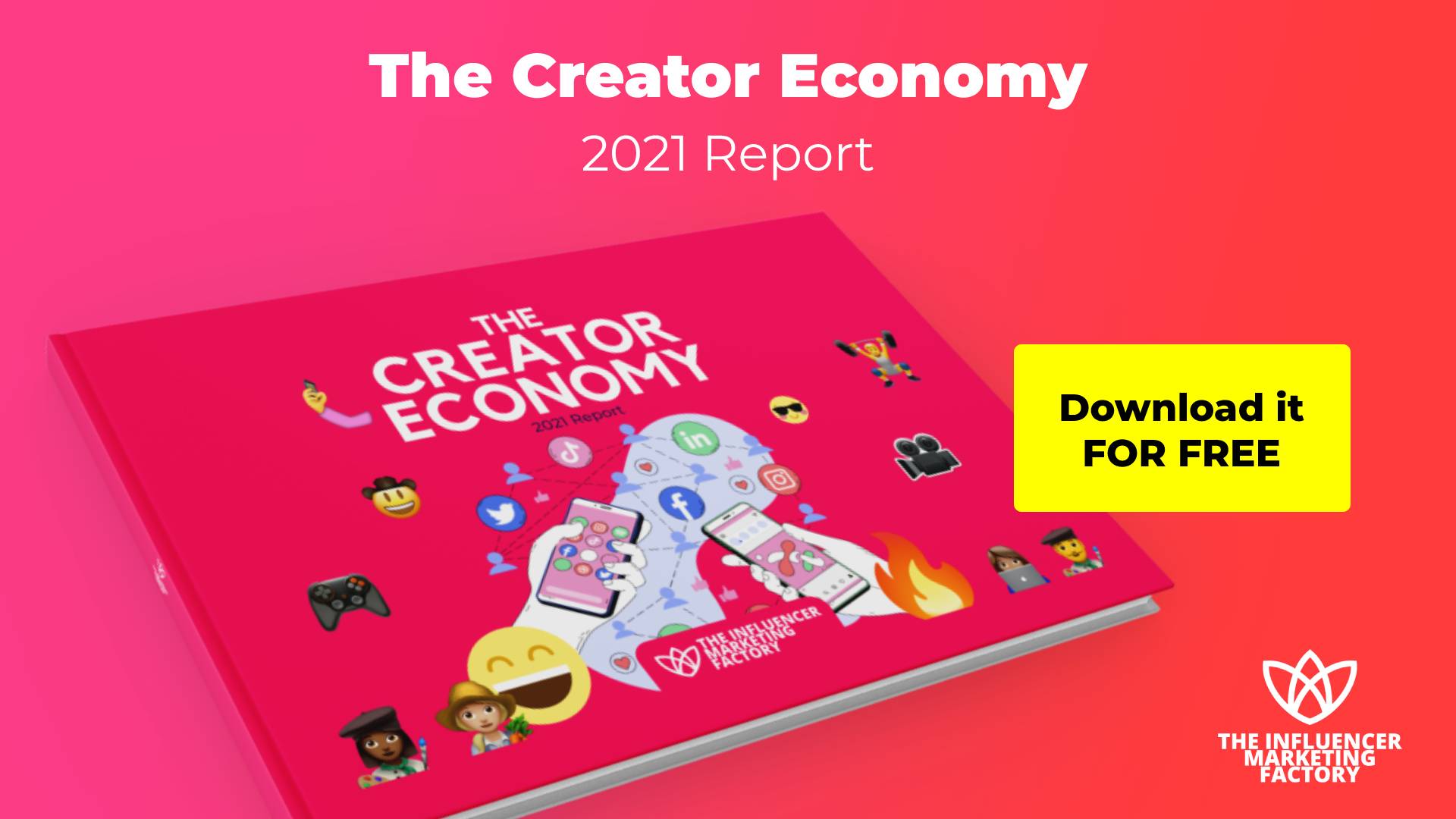 the creator economy report banner