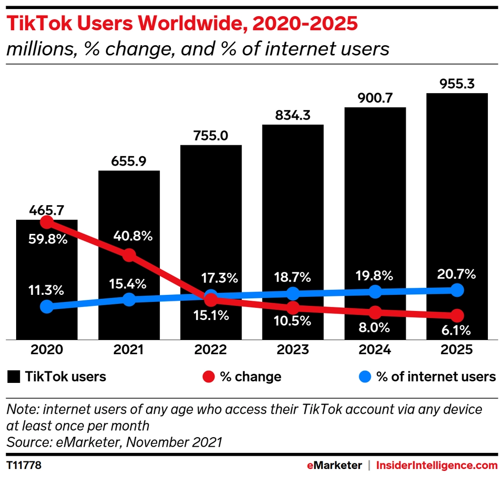 TikTok Users Worldwide